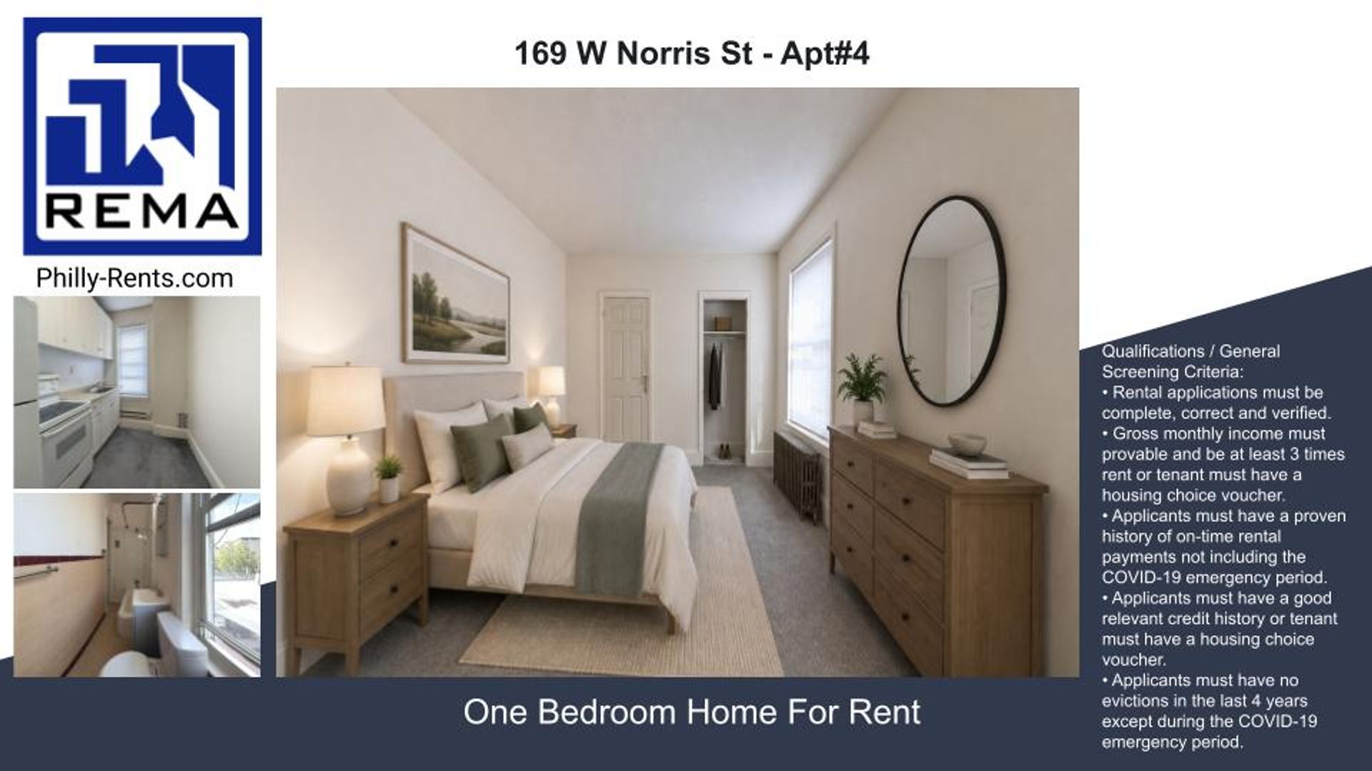 Philadelphia Apartment: 169 W Norris St