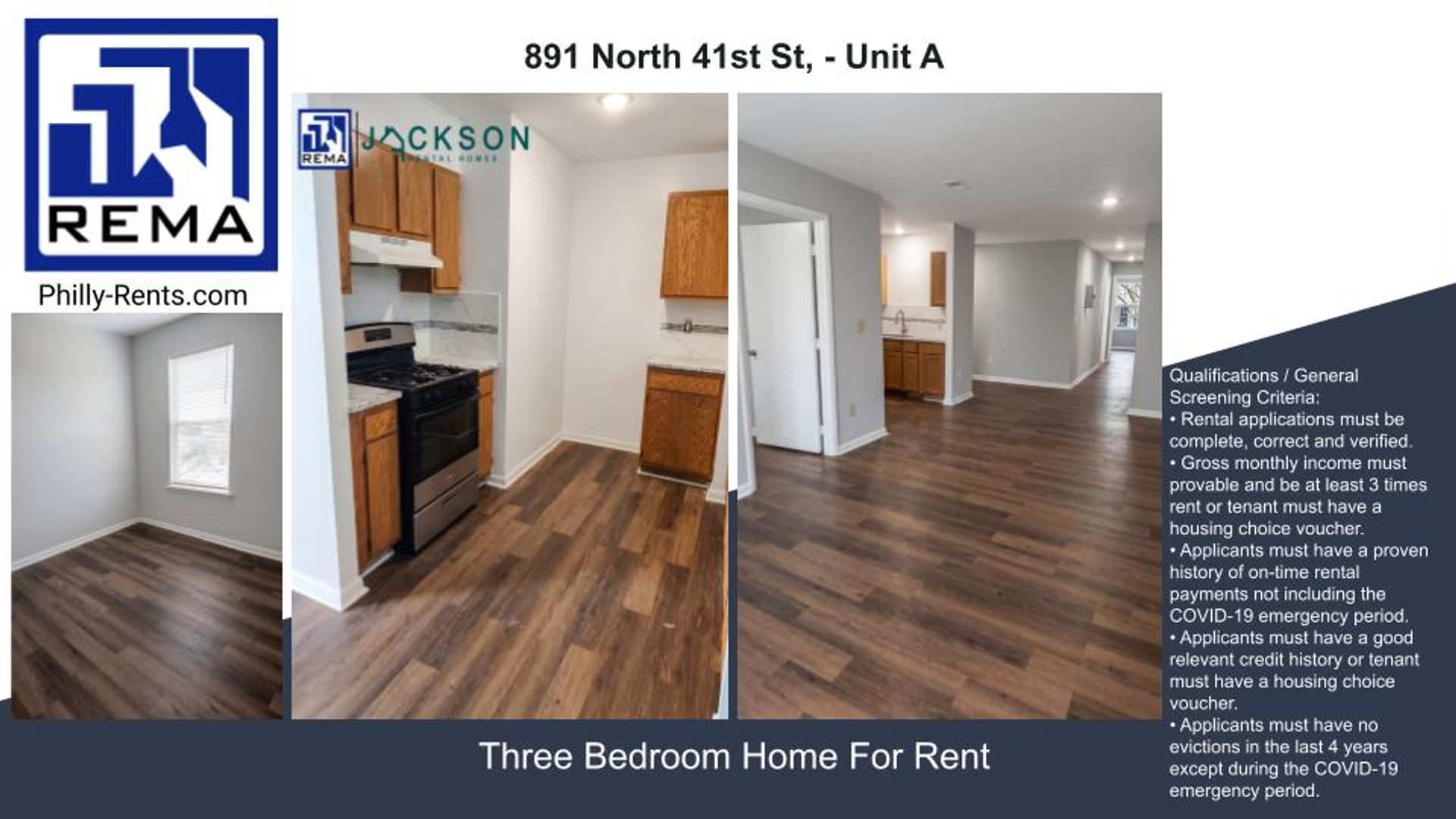 Philadelphia Apartment: 891 North 41st St,