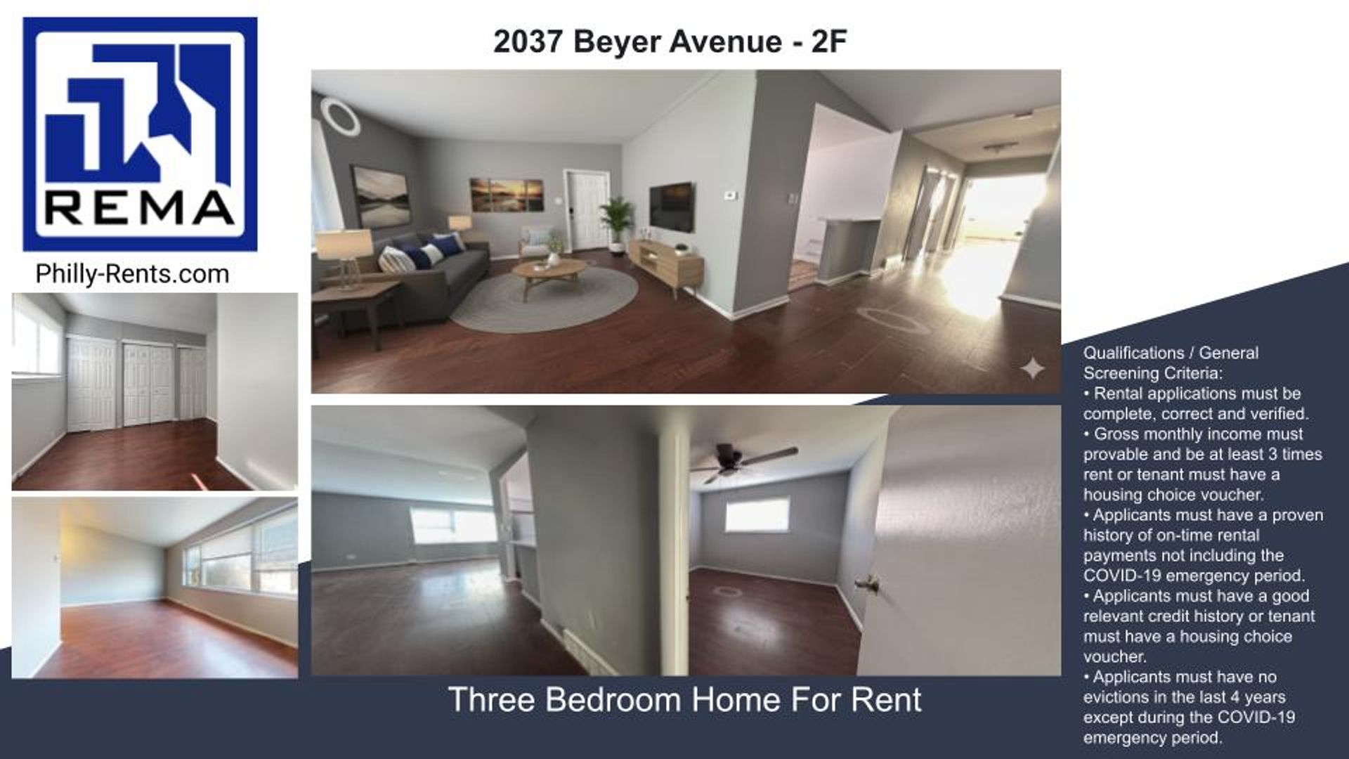 Philadelphia Apartment: 2037 Beyer Avenue