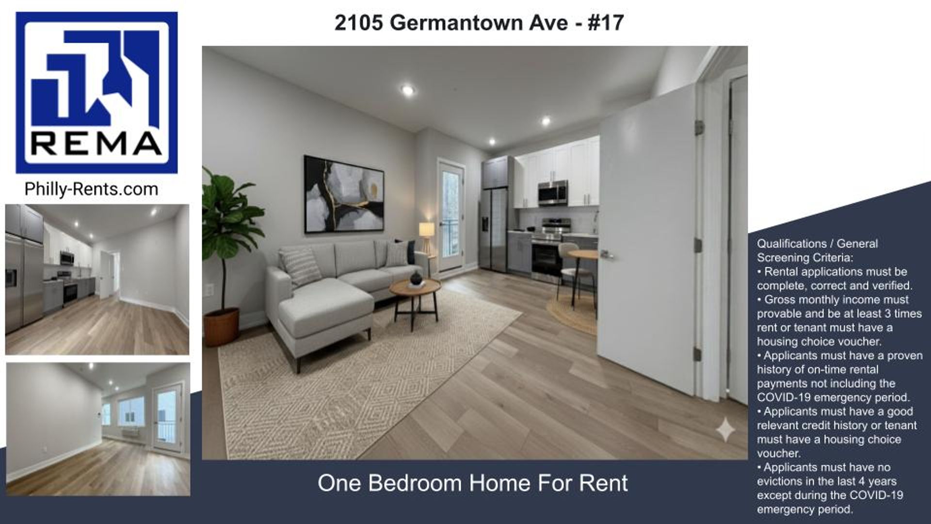 Philadelphia Apartment: 2105 Germantown Ave