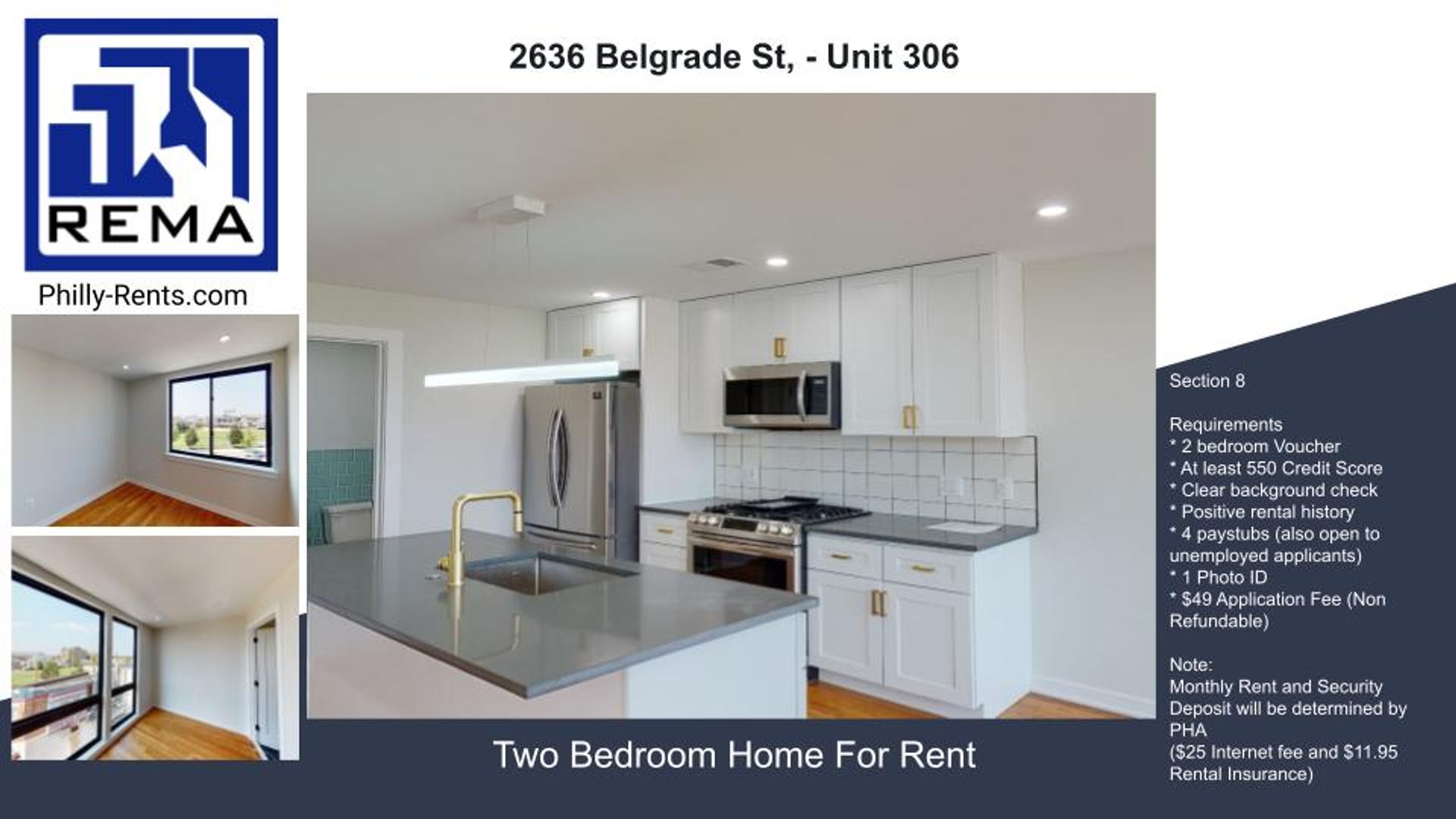 Philadelphia Apartment: 2636 Belgrade St,