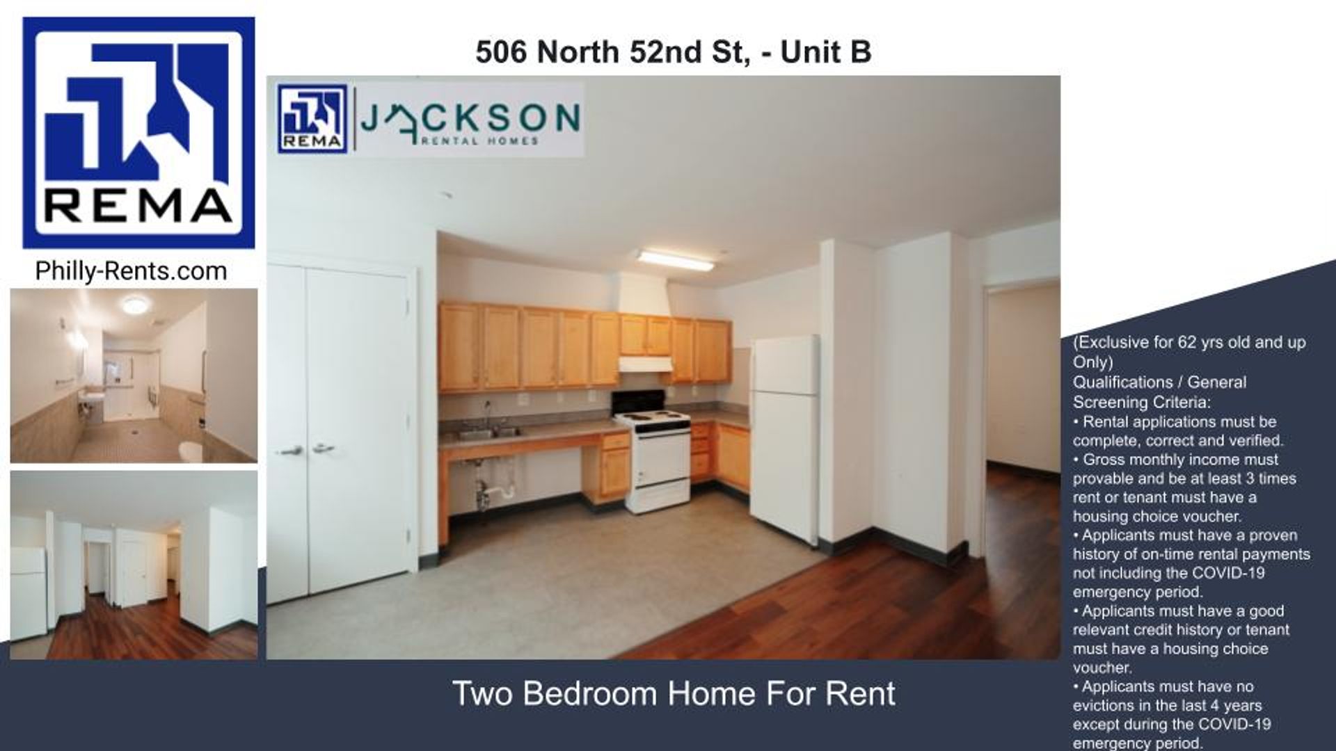 Philadelphia Apartment: 506 North 52nd St,