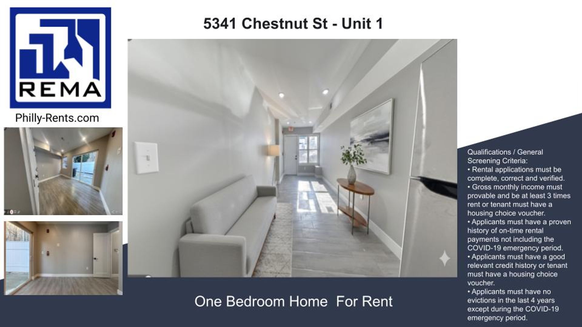 Philadelphia Apartment: 5341 Chestnut St