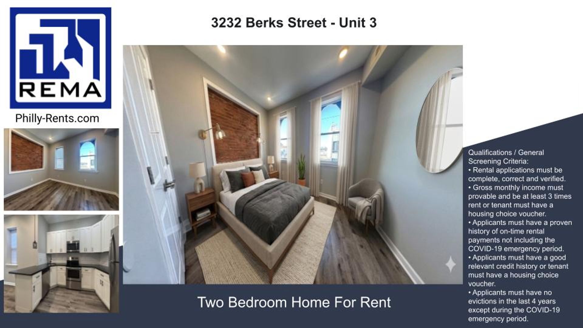 Philadelphia Apartment: 3232 Berks Street