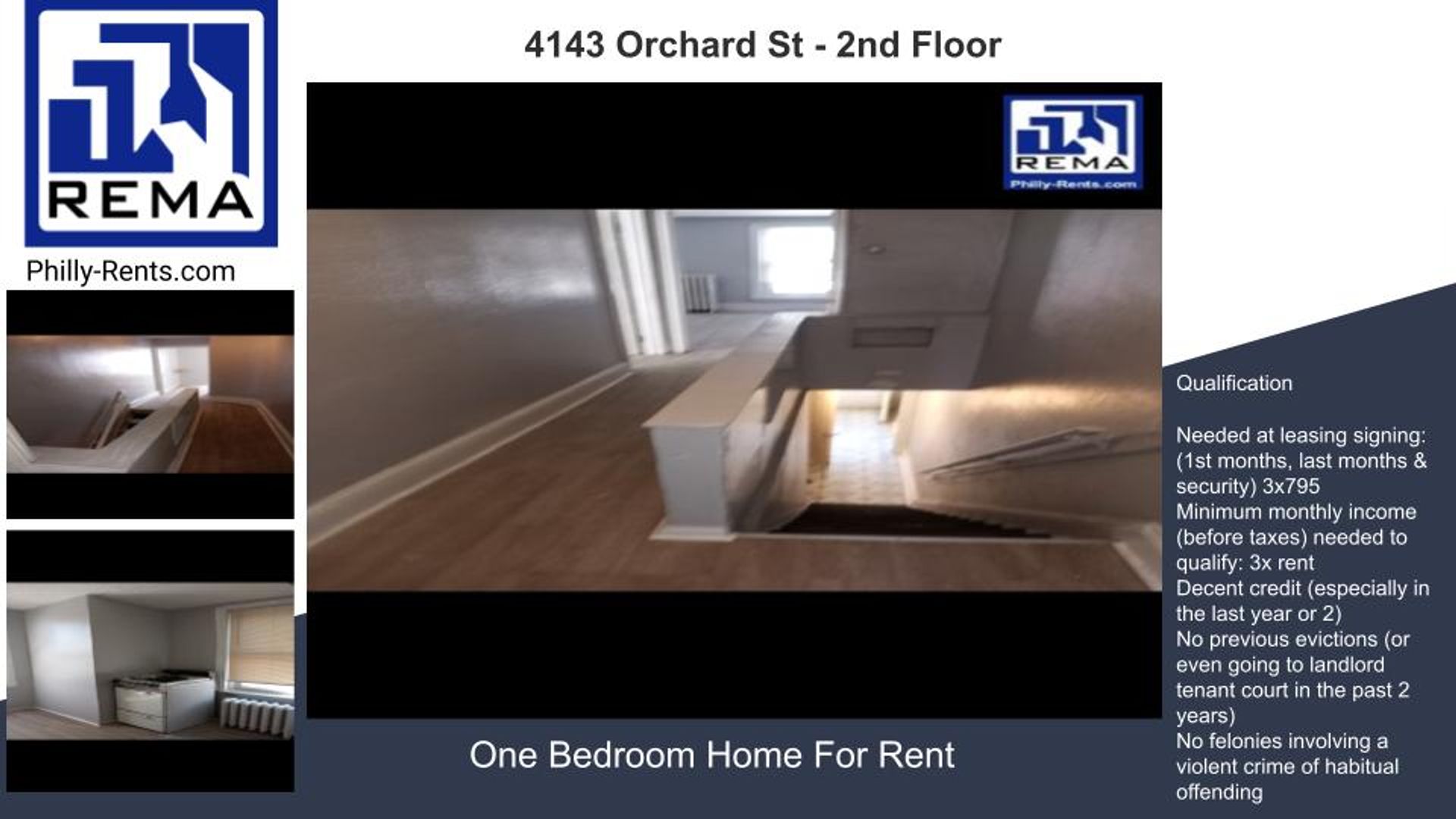 Philadelphia Apartment: 4143 Orchard Street
