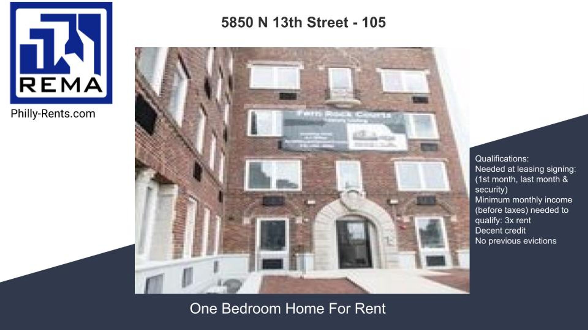Philadelphia Apartment: 5840-50 North 13th Street