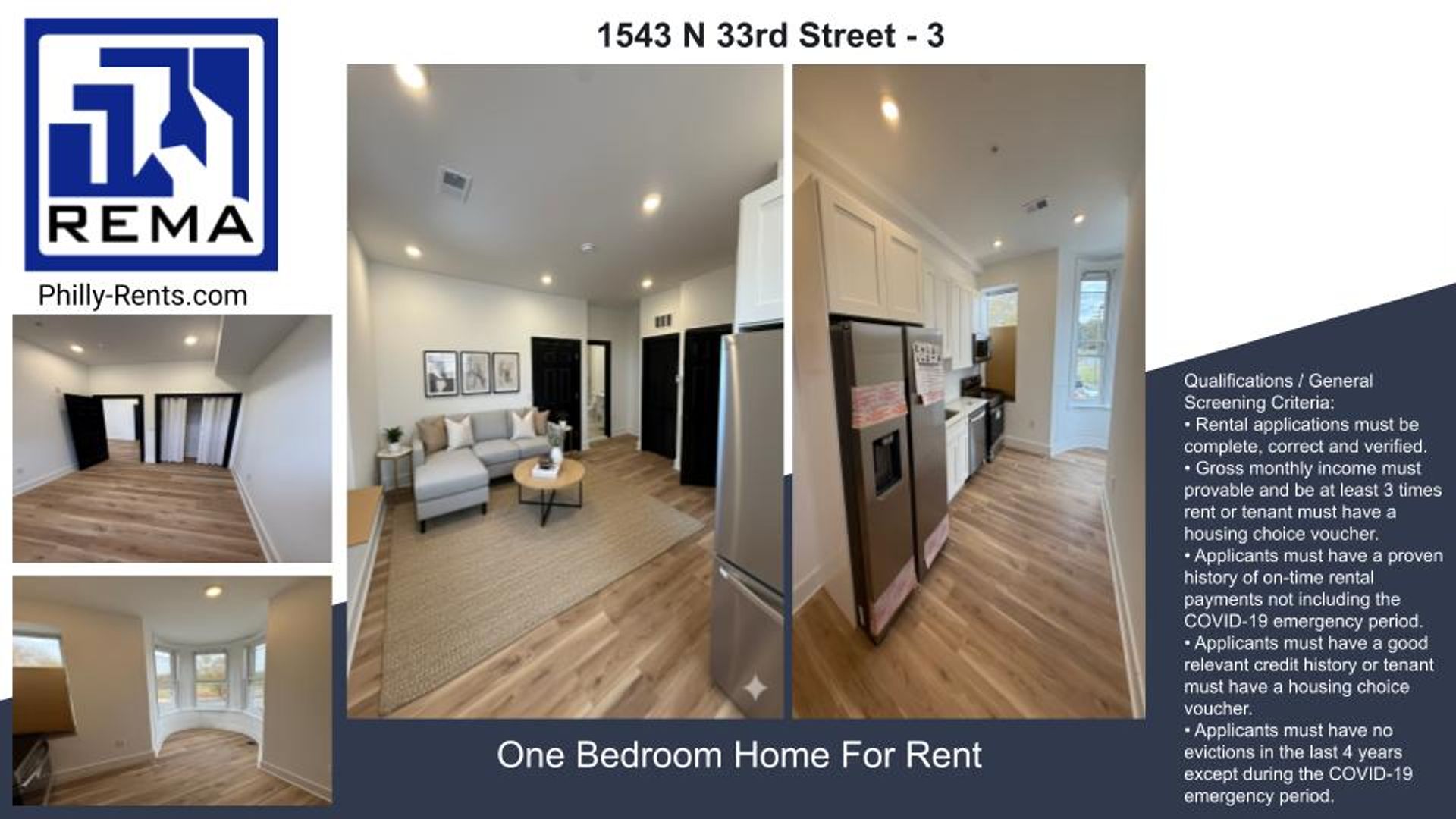 Philadelphia Apartment: 1543 N 33rd Street