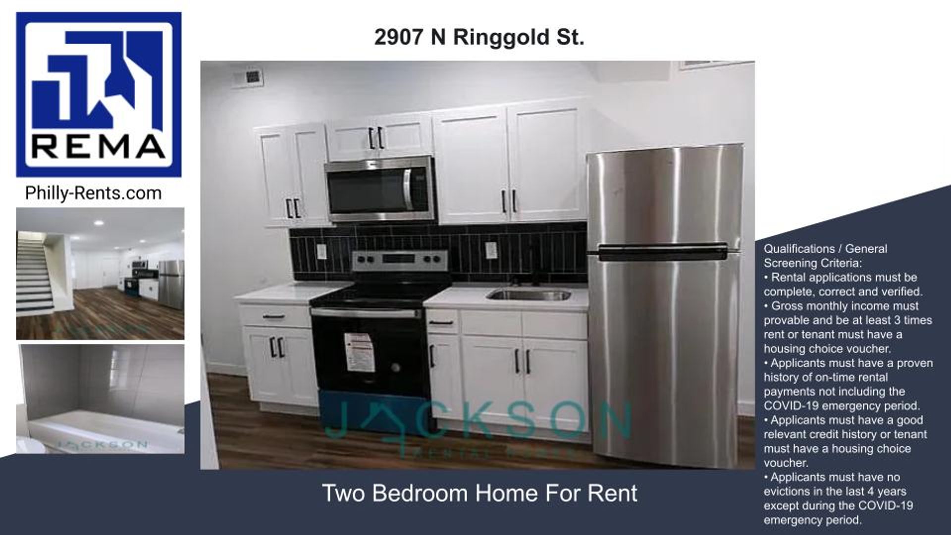 Philadelphia House: 2907 N Ringgold St.