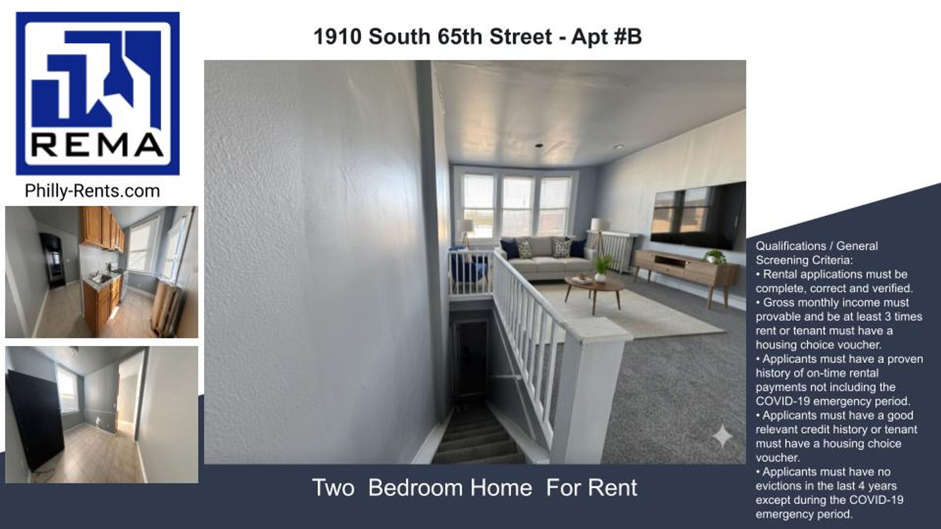 Philadelphia Apartment: 1910 South 65th Street