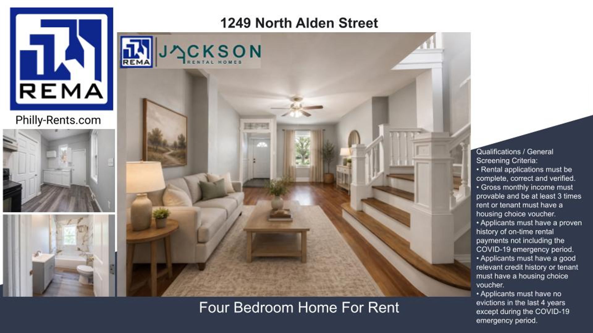 Philadelphia House: 1249 North Alden Street