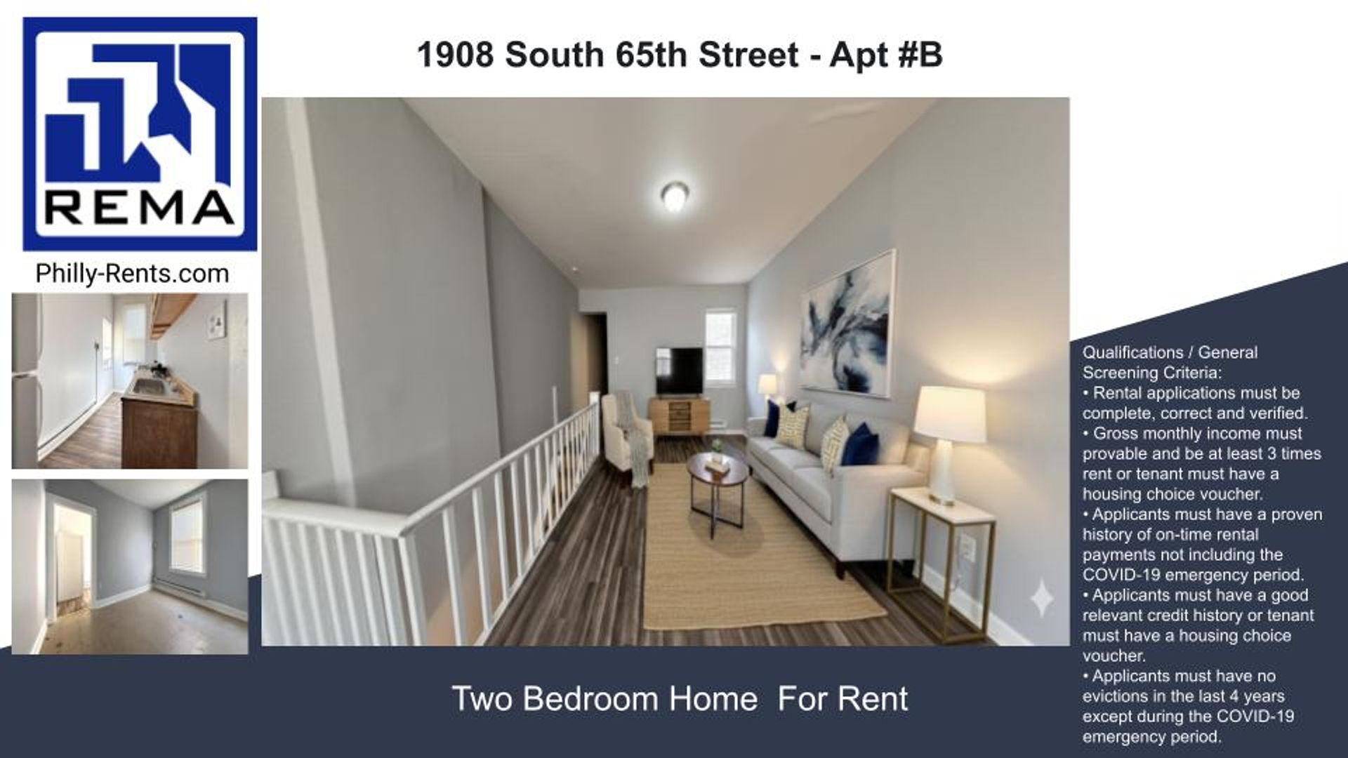 Philadelphia Apartment: 1908 South 65th Street
