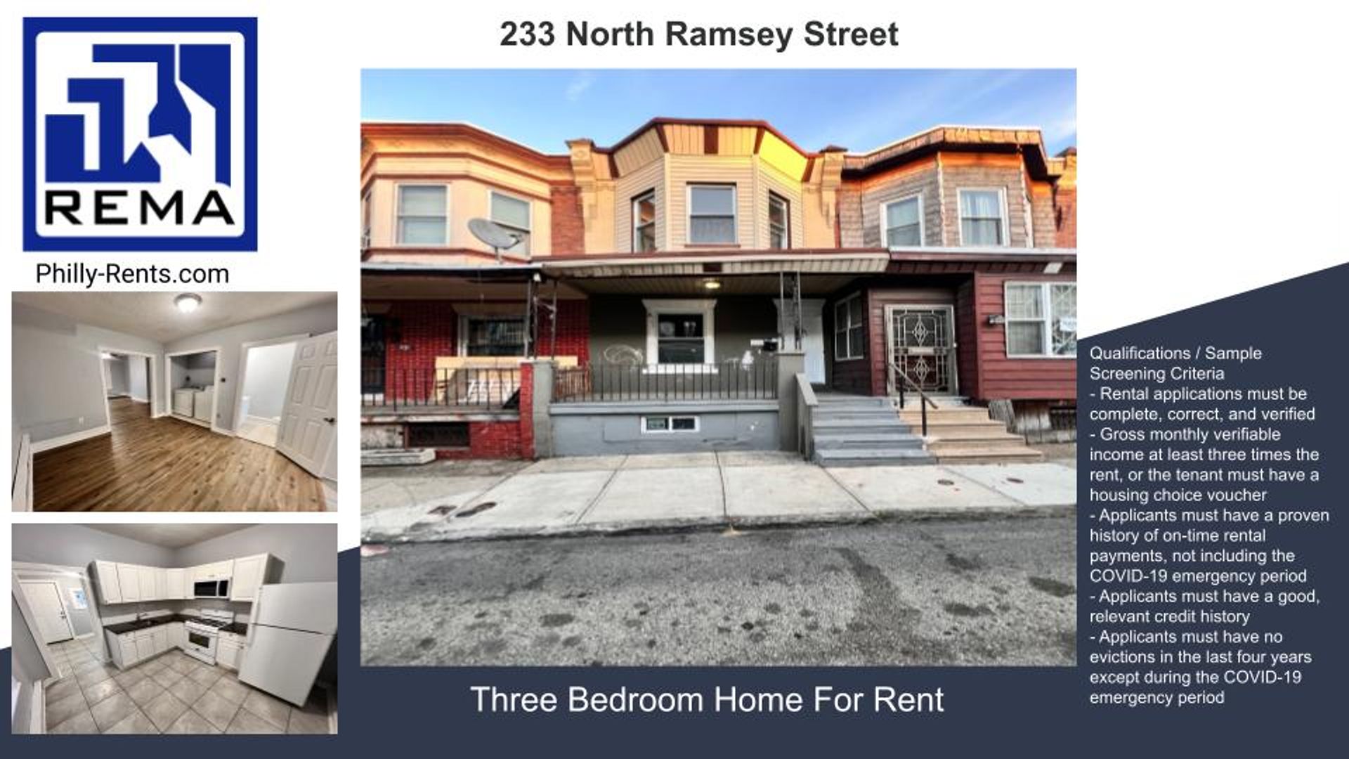 Philadelphia House: 233 North Ramsey Street