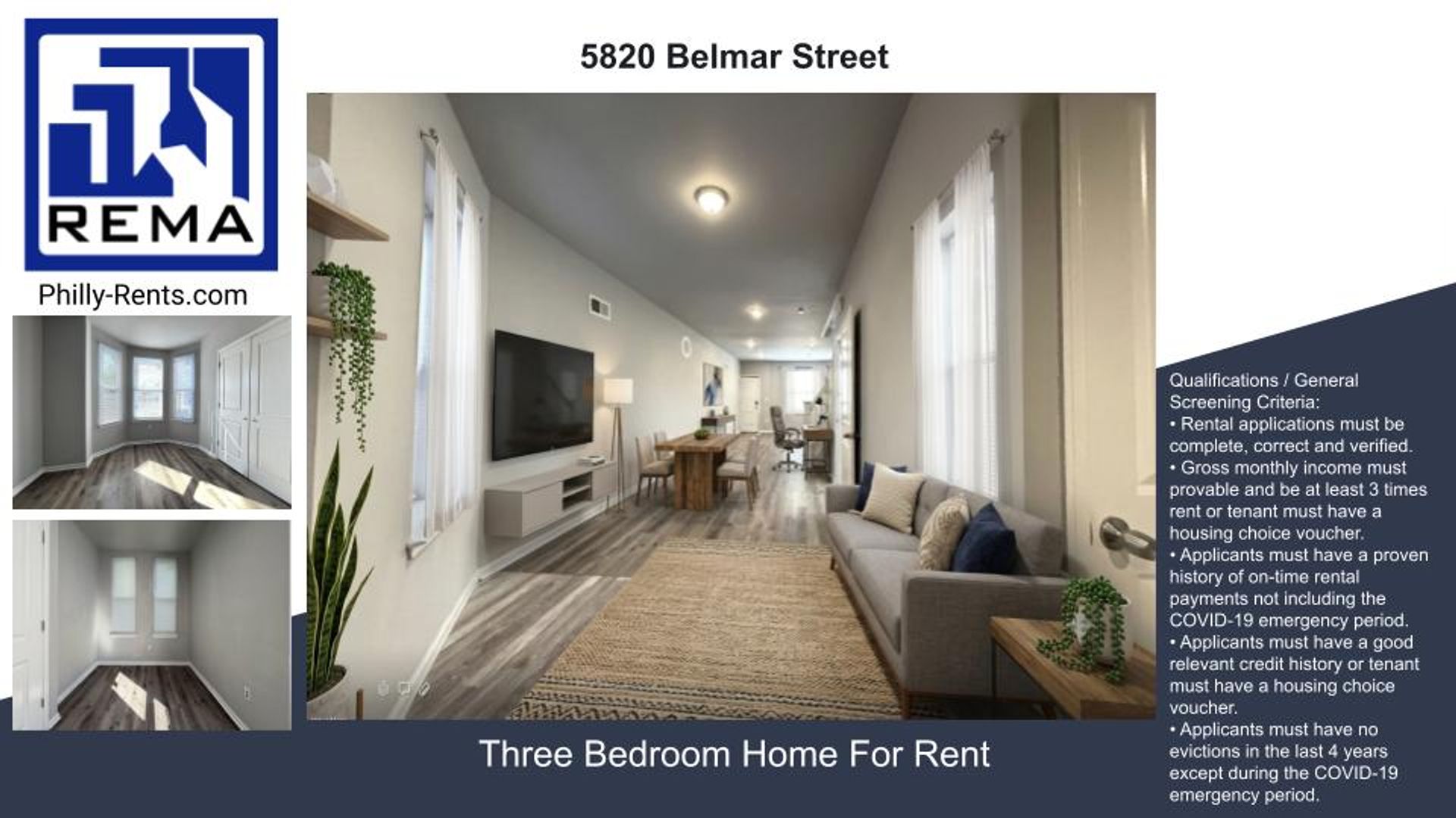 Philadelphia House: 5820 Belmar Street