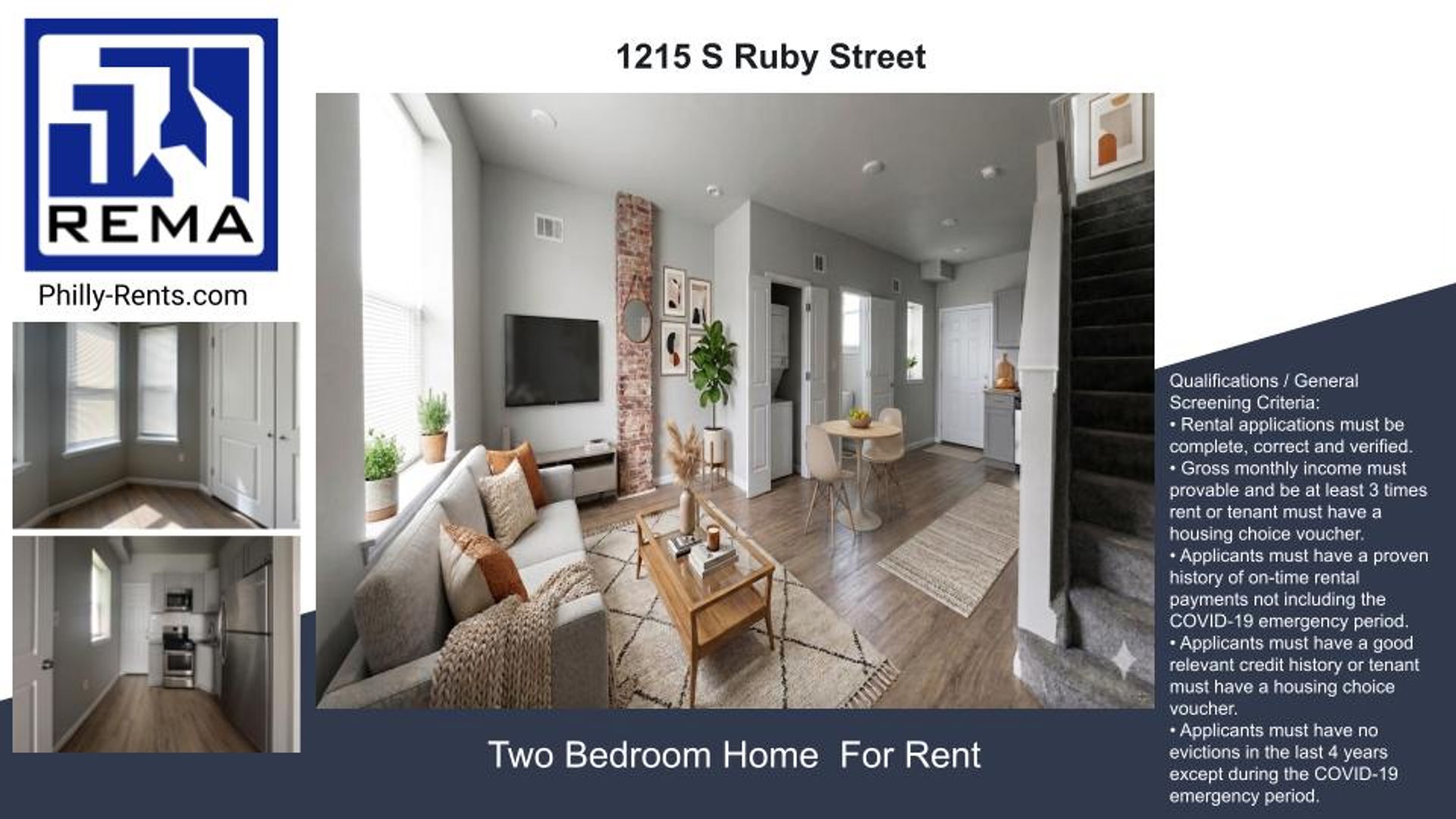 Philadelphia House: 1215 S Ruby Street