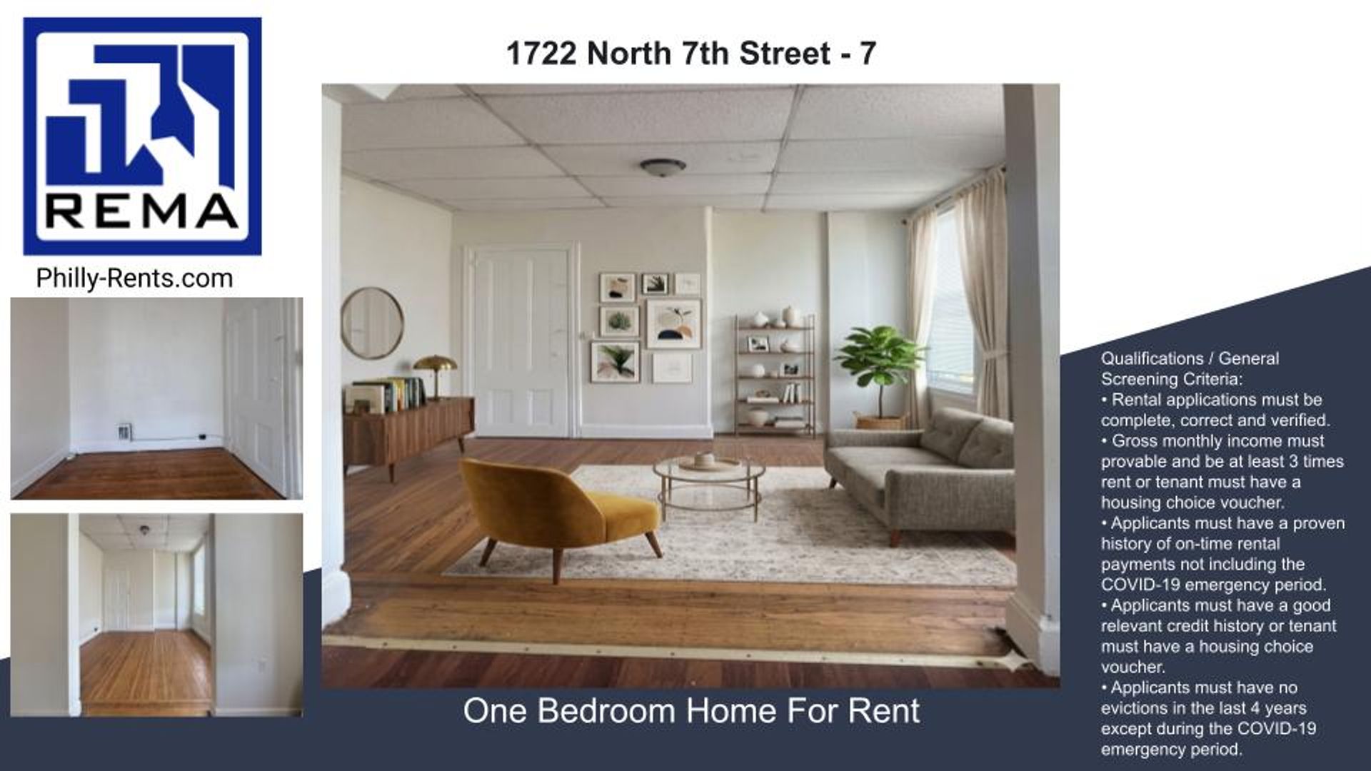 Philadelphia Apartment: 1722 North 7th Street