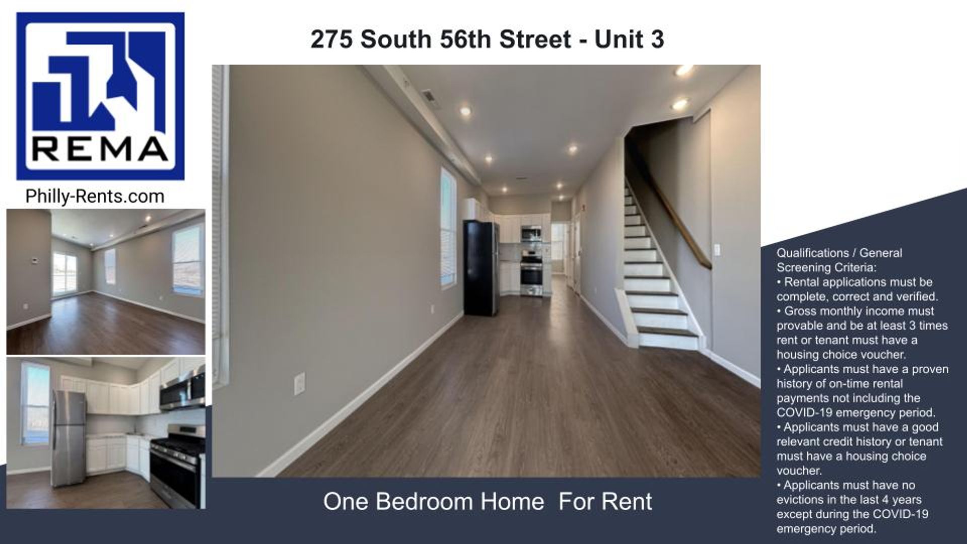 Philadelphia Apartment: 275 South 56th Street