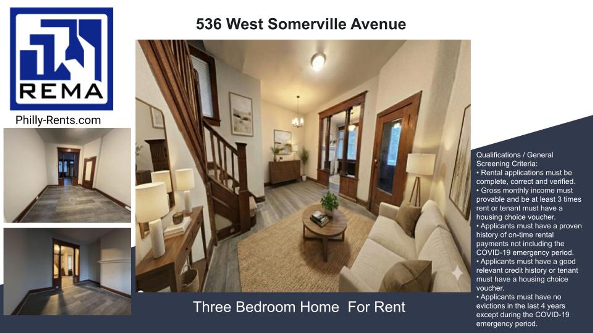 Philadelphia House: 536 West Somerville Avenue