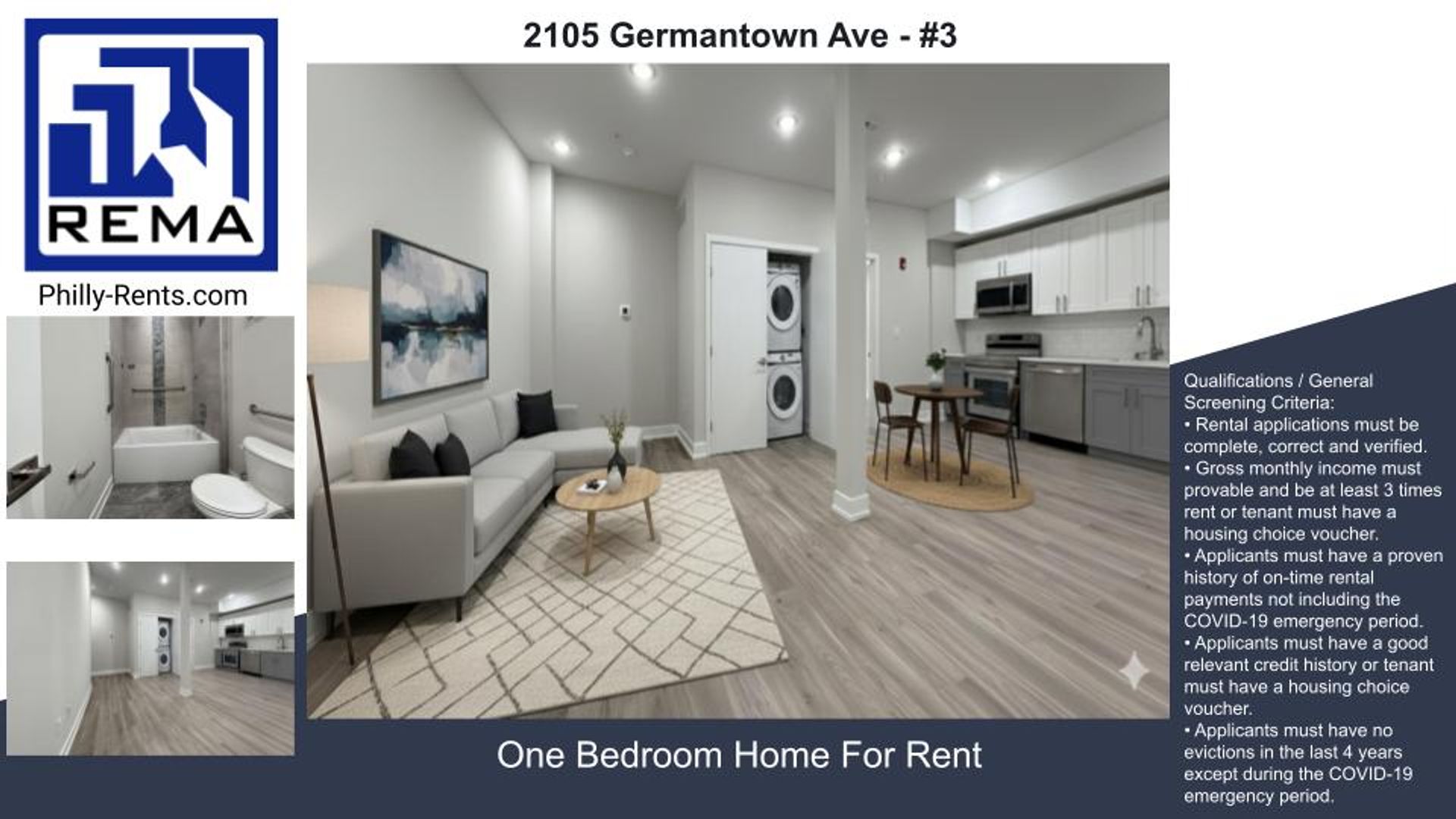 Philadelphia Apartment: 2105 Germantown Ave