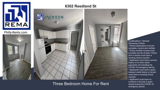 3 Bedroom House – 6302 Reedland St,, Philadelphia, PA 19142