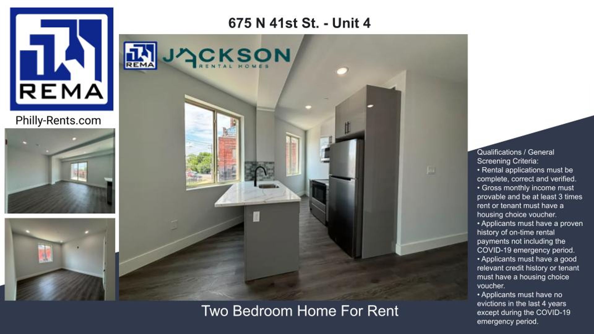 Philadelphia Apartment: 675 N 41st St.