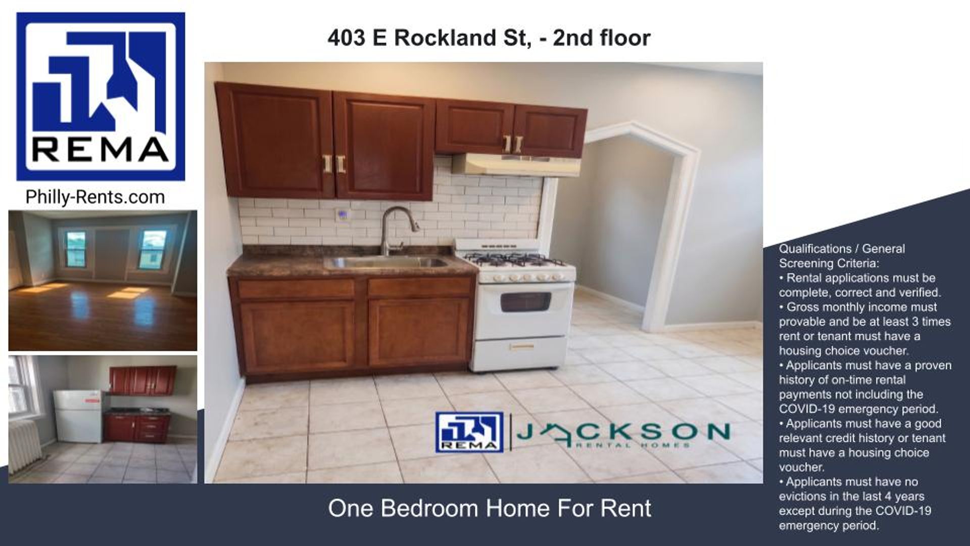 Philadelphia Apartment: 403 E Rockland St,
