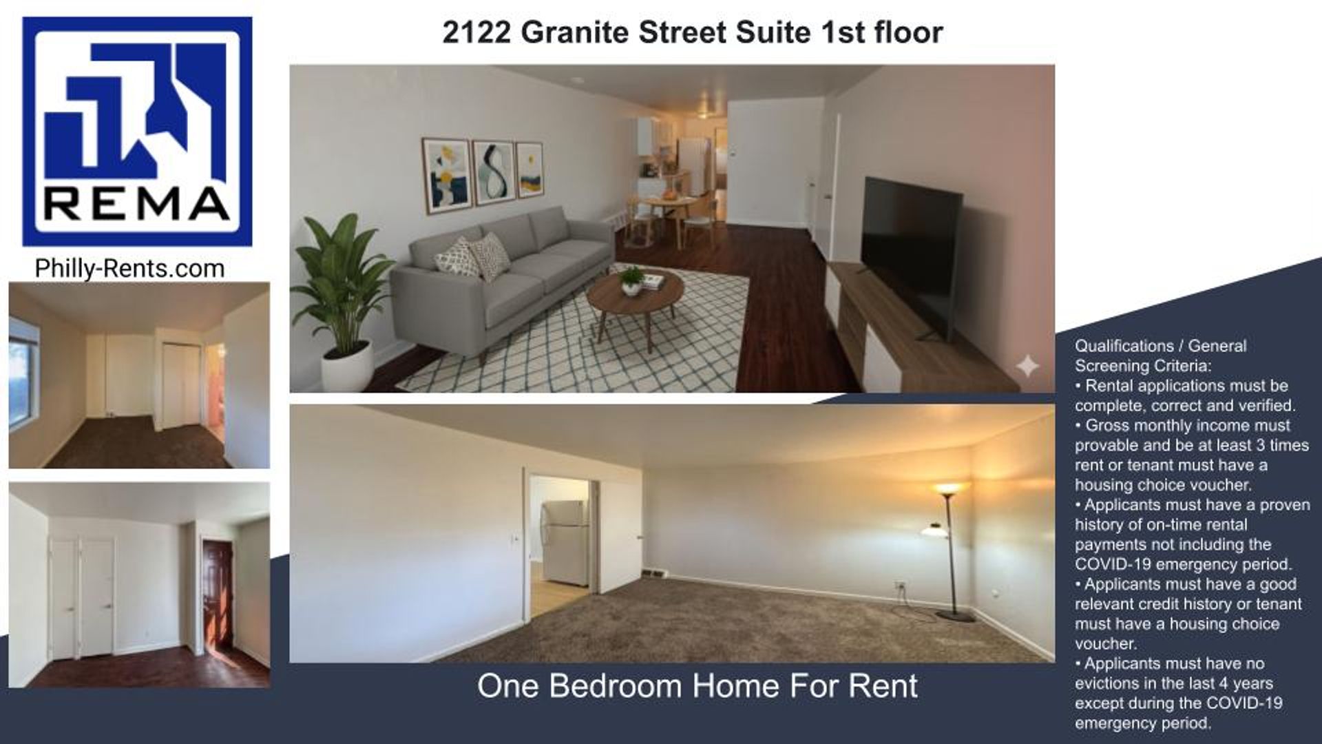 Philadelphia Apartment: 2122 Granite Street
