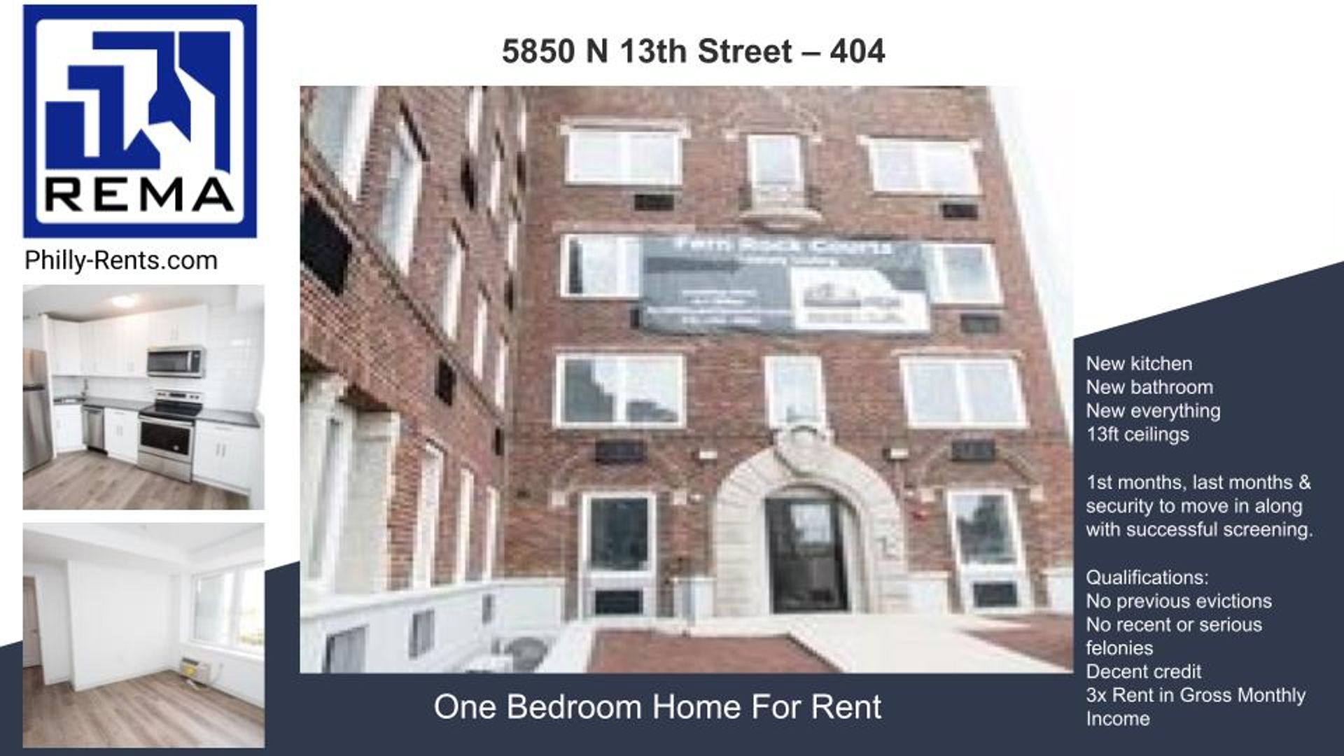 Philadelphia Apartment: 5850 North 13th Street