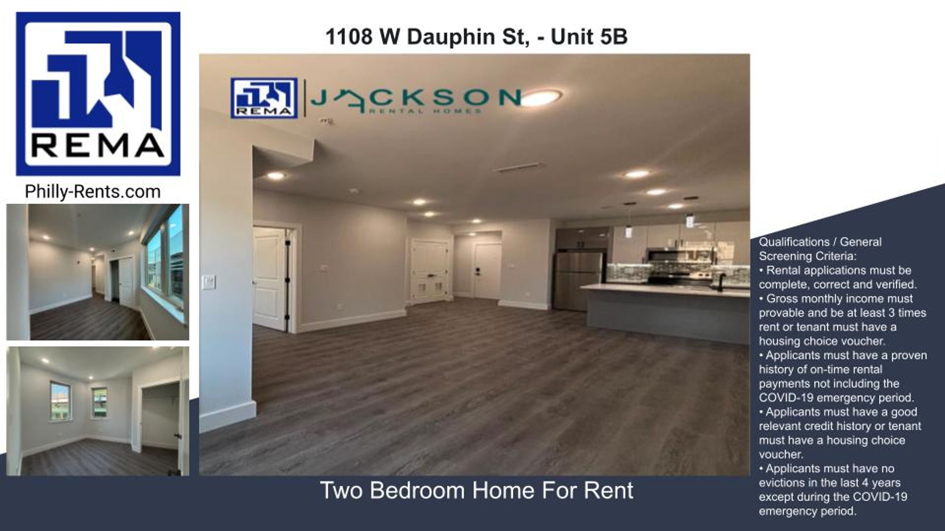 Philadelphia Apartment: 1108 W Dauphin St,