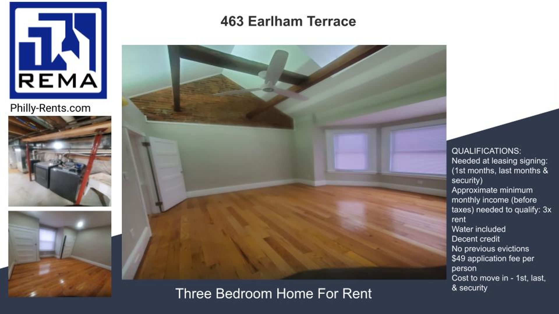 Philadelphia House: 463 Earlham Terrace