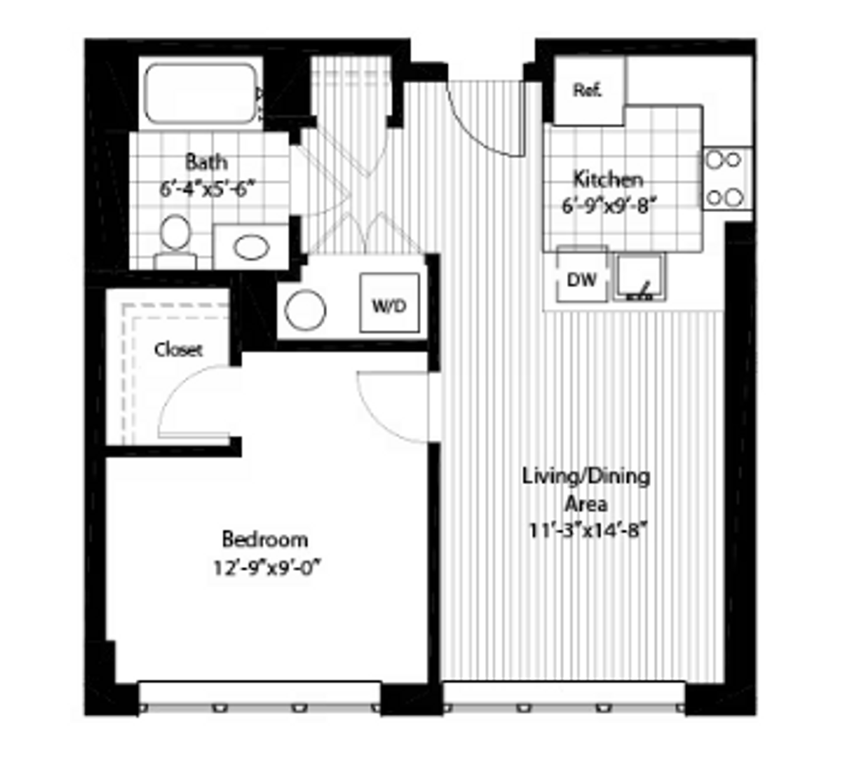 Weehawken Apartment: 1500 Avenue at Port