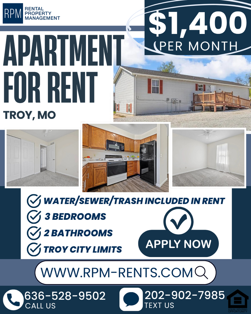 Troy Apartment: 640 Kuhne Heights