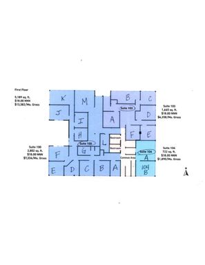 First floor suite with 6 private offices & open workspace / waiting area. – photo 1