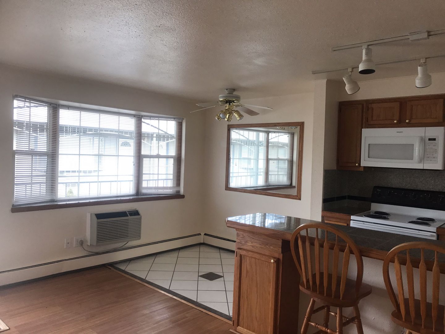ONE MONTH FREE on this cat-friendly 1 BD on the TOP FLOOR (680-312)