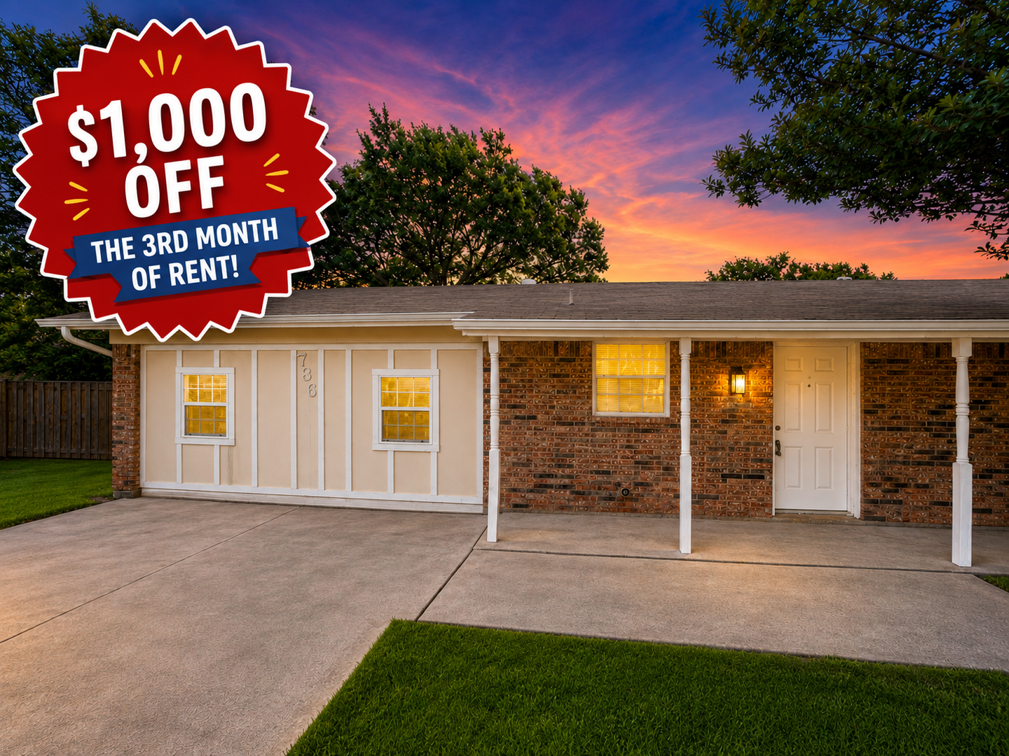Everman House: 736 Cheltenham Dr,