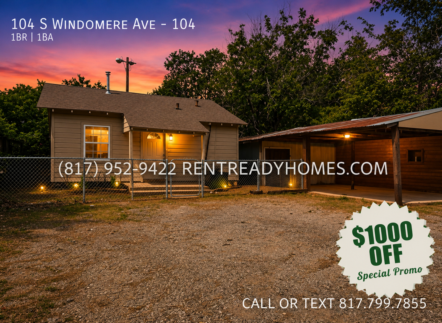 Dallas Apartment: 1123 Sunnyside St