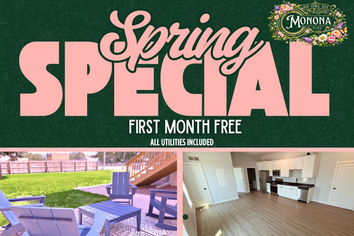 ✨ Spring Special at Monona Flats ✨