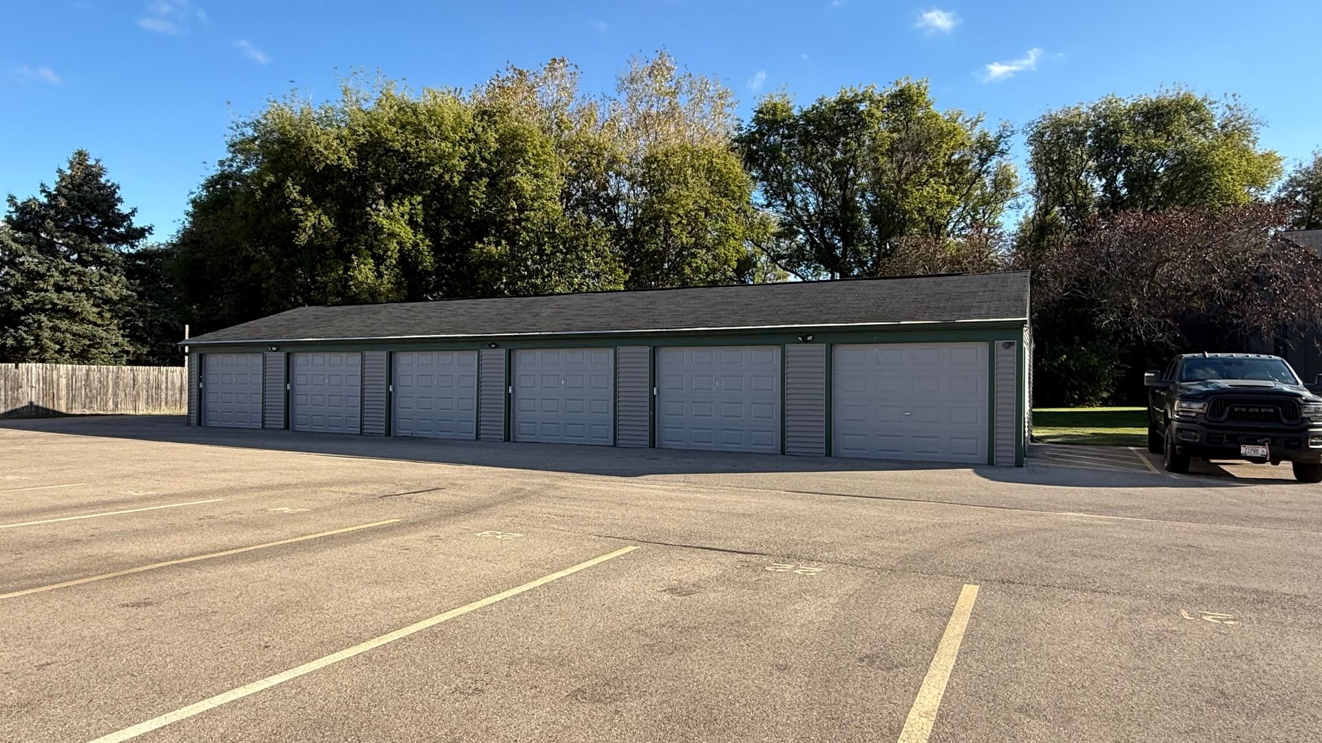 Parking at Elkhorn Village Apartments