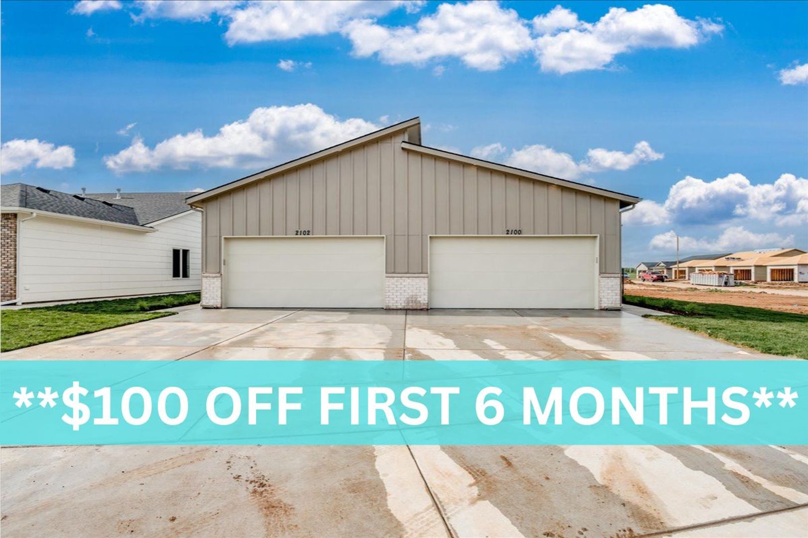 Goddard Townhome: 2102 N Melody Ct