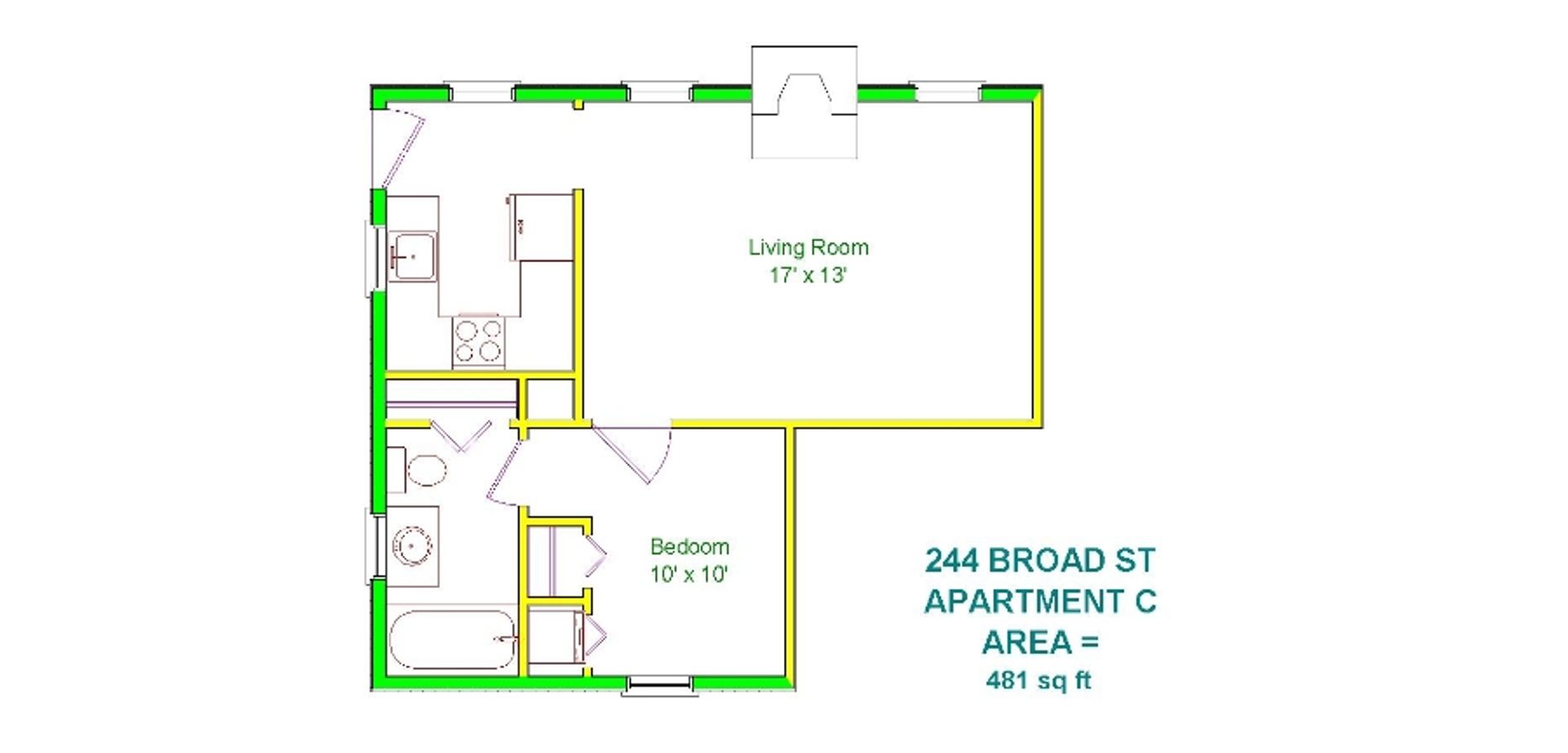 Augusta Apartment: 248 Broad Street