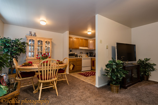 1 bedroom apartment with a beautiful view from your private patio