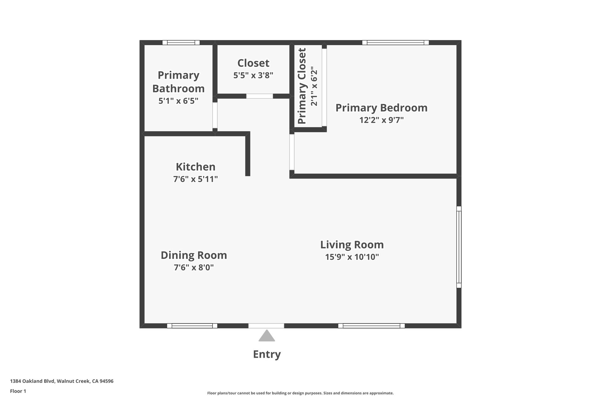 Walnut Creek Apartment: 1384 Oakland Blvd.