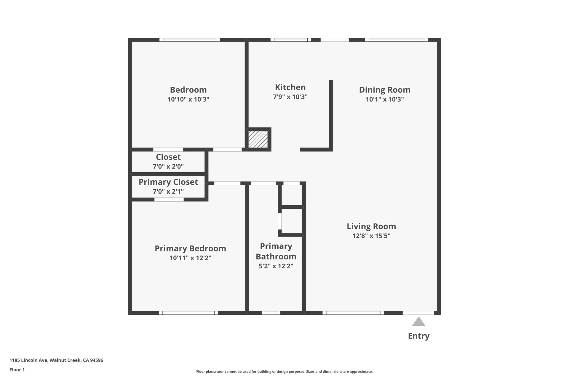 Walnut Creek Apartment: 1185 Lincoln Avenue