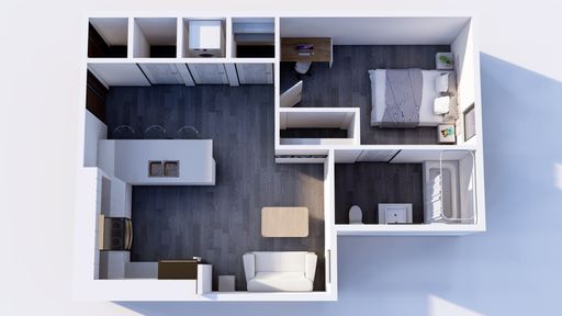 1 Bedroom 1 Bath - Premium – photo 1