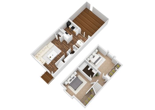 2 Bedroom 1.5 Bathroom Townhome - Titanium – photo 1