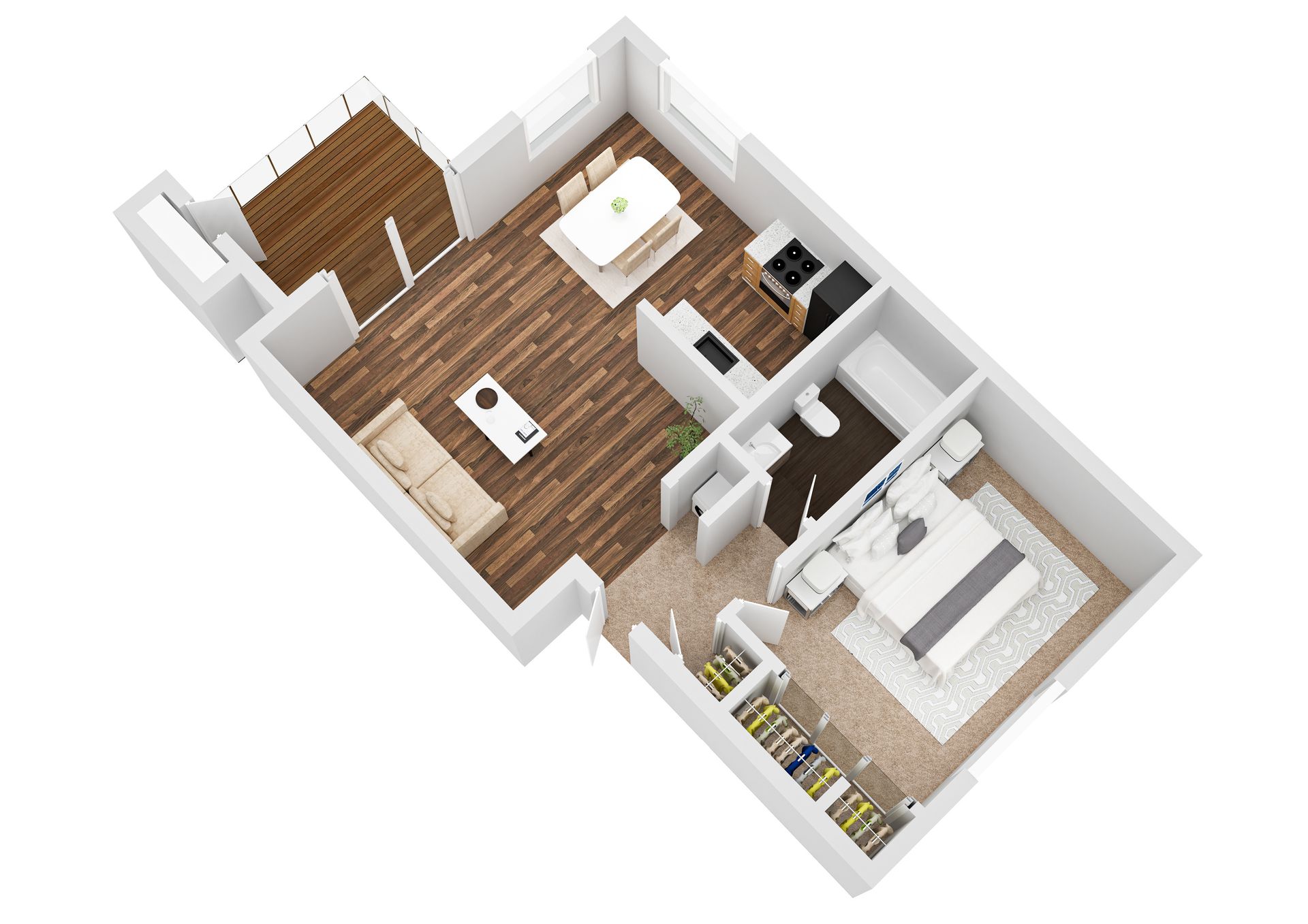 Indianapolis Apartment: 5810 Sebring Drive