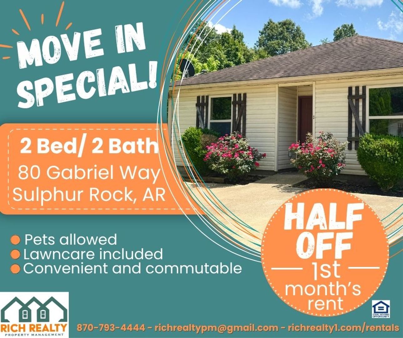 Sulphur Rock Townhome: 80 Gabriel Way