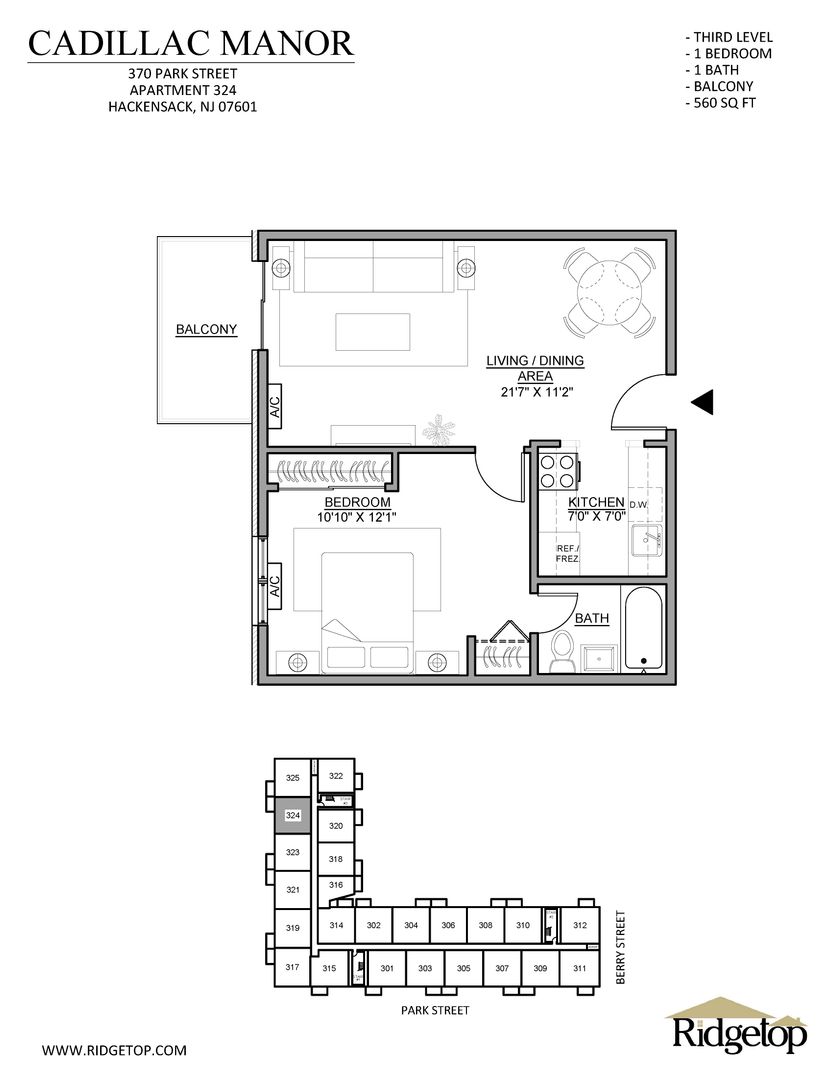 Hackensack Apartment: 370 Park Street