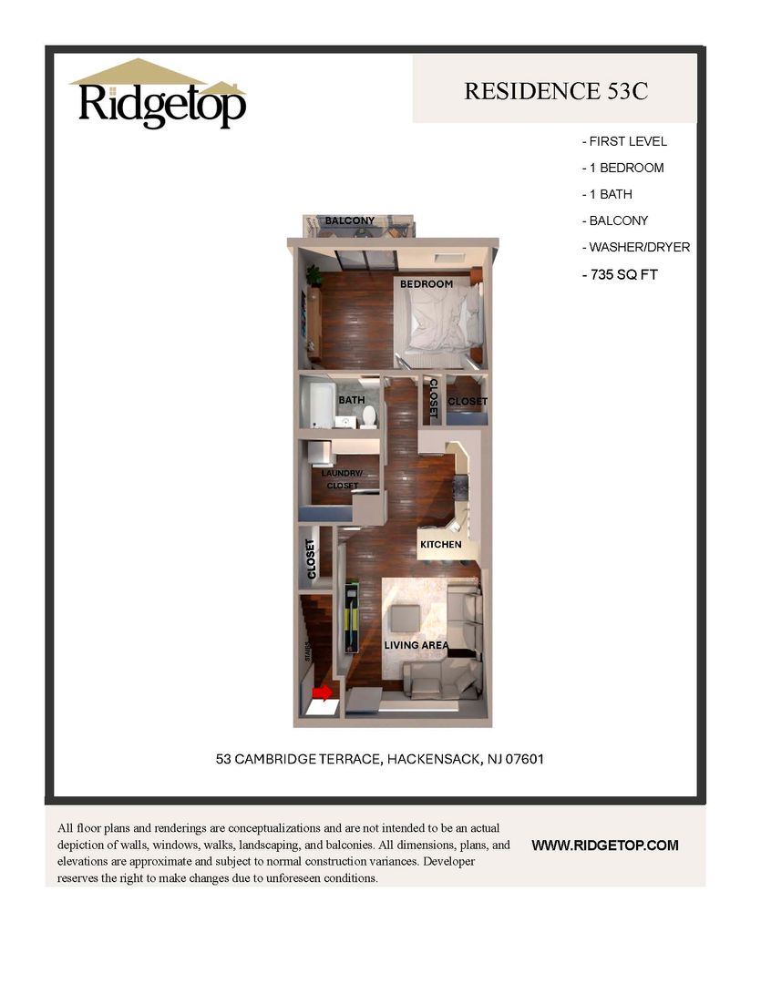 Hackensack Apartment: 29 - 81 Cambridge Terrace