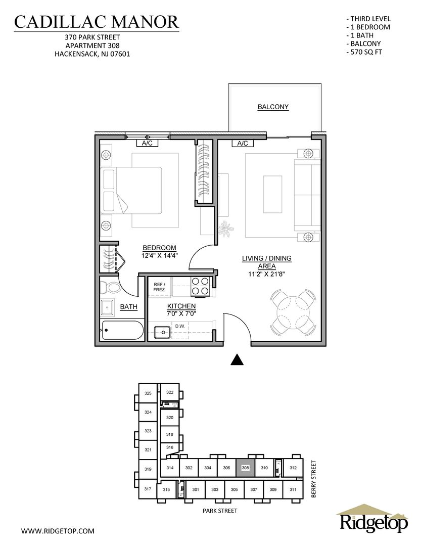Hackensack Apartment: 370 Park Street