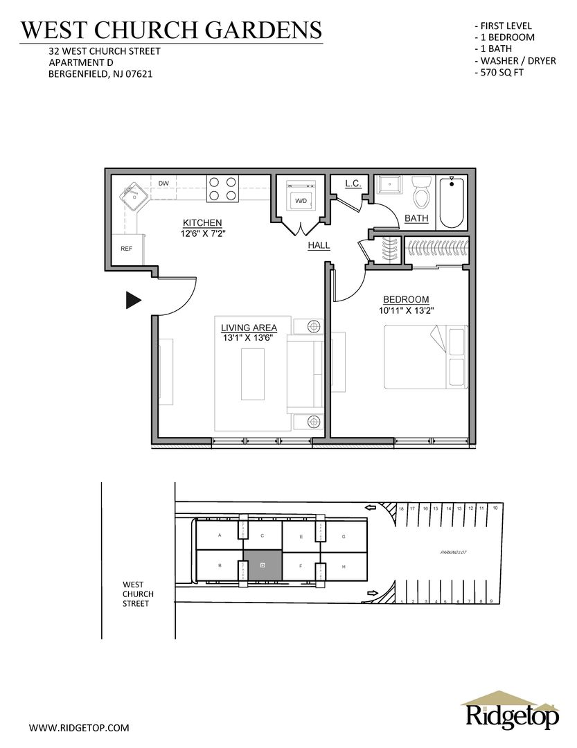 Bergenfield Apartment: 32 West Church Street